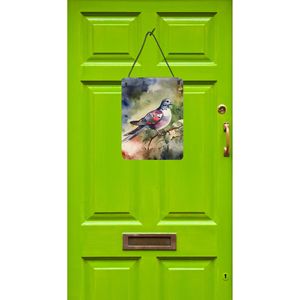 Nueva paloma pared puerta colgante impresiones aluminio Metal cocina pared Bar baño placa 12x16 Multicolor puerta delantera placa hogar - Product Image 2