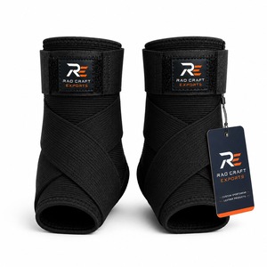 Vendas para tobillos duraderas diseñadas para mejorar la estabilidad, la flexibilidad y la comodidad durante entrenamientos, deportes y ejercicio. - Product Image 5