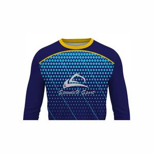 Maillots de sport personnalisés de haute qualité 100% polyester, manches longues, maillots de basket-ball, maillots de tir, sublimation OEM ODM - Product Image 3