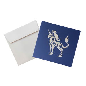 Carte pop-up 3D, thème licorne, carte de vœux 3D faite à la main avec enveloppe, carte pop-up pour occasions spéciales, artisanat en papier - Product Image 4