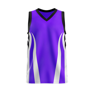 Fabricant de maillots de basket-ball personnalisés en polyester, technique de sublimation, style antique, séchage rapide, respirant, grandes tailles - Product Image 1