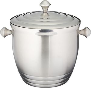 Cubo de hielo decorativo de metal para enfriar bebidas, champán, vino, cócteles, hostelería, catering, hotel, restaurante, bar, eventos. - Product Image 4