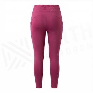 North Approach High Waist Full Length Yoga <b>Leggings</b> <b>With</b> <b>Pockets</b> Solid Color Seamless Design Four-Way Stretch Women's Sportswear - Product Image 2