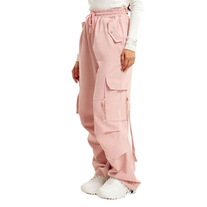 Pantalones Cargo para Mujer, Nueva Colección 2025, Multibolsillos, Tendencia de Verano, Corte Holgado, Lona 100% Poliéster Transpirable - Product Image 4