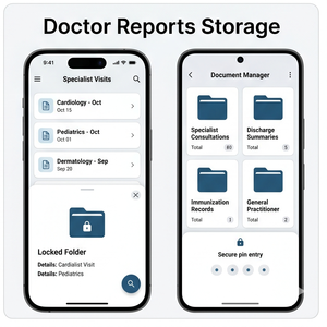 Application RoyalCraft Health Records – Stockage des dossiers médicaux, des rapports, des ordonnances et suivi de la santé IOS/Android/Linux/Mac - Product Image 4
