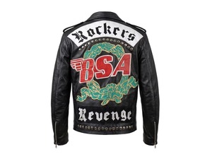 Veste en cuir George Michael Faith BSA Rockers Revenge Punk Biker Coat - Product Image 3