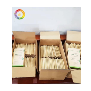 Fabricant de pailles en bambou durables pour les importateurs et distributeurs mondiaux, pailles à boire en bambou OEM, marque privée - Product Image 1