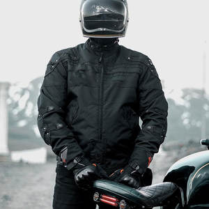Nueva Chaqueta de Motociclismo de Aventura de Verano Personalizada, Textil Cordura, Chaqueta de Carreras Negra, Ligera y Transpirable - Product Image 2