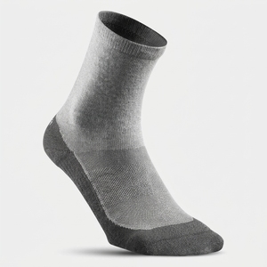 <b>Men's</b> Gray <b>Ankle</b> <b>Socks</b> Solid Knitted Breathable Cotton Polyester Spandex Daily Wear Spring Regular Style - Product Image 4