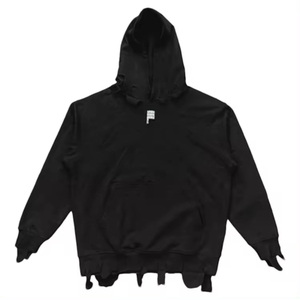High Quality soft Distressed Hoodies For Women Heavyweight Cotton Pullover Custom Logo Garment Washed OEM Service Manufacturer - Product Image 6