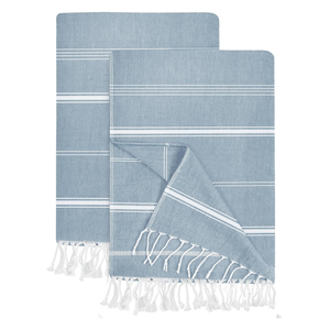 Serviettes en coton et lin brodées avec ourlet festonné pour mariage, fabricant OEM personnalisé, vente en gros, fournisseur de décoration de table réutilisable - Product Image 2