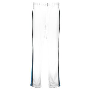 Ensemble d'uniformes de baseball personnalisés blanc, bleu et or, maillot et pantalon sublimés, vêtements de sport pour les joueurs jeunes et adultes - Product Image 2