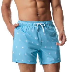 Shorts d'été pour hommes, de plage et d'extérieur, séchage rapide, imperméables, extensibles, grande taille, taille mi-haute, brodés - Product Image 3