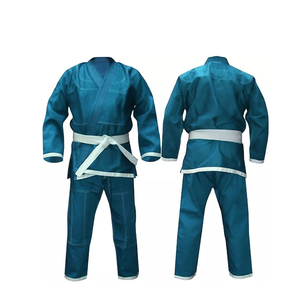 Kimono de BJJ vert olive pour homme, 100% coton, coupe classique, respirant, vêtements d'arts martiaux, taille adulte - Product Image 5