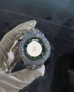 Montre mécanique de luxe en alliage de qualité export, sertie de diamants, pour homme, décontractée, pour la nuit, édition limitée - Product Image 4
