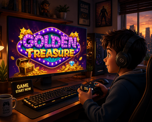 Plateforme logicielle de jeux Golden Treasure - Distributeur Golden Dragon Orion Star Panda Master Skill Games - Jeux créatifs sportifs en métal - Product Image 1