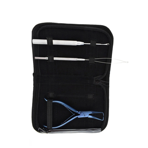 Kit de Herramientas para Extensiones de Cabello de Acero Inoxidable de Alta Calidad en Grandes Cantidades, Logotipo Personalizado, Tamaño y Color, Modelo Regal Impex RI-HE-87201 - Product Image 3