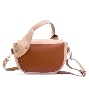 Sac à bandoulière beige en cuir véritable personnalisable grande capacité pour femme avec poignée torsadée durable pour usage quotidien – Nouveauté - Product Image 2