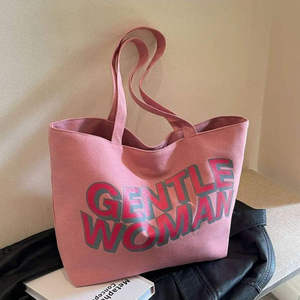 Bolsa de Papel Kraft de Gran Capacidad para Mujer, Bolsa de Compras Reutilizable Ecológica con Laminación - Product Image 4