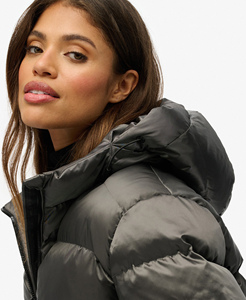 OEM <b>Women</b>’s Premium <b>Puffer</b> <b>Jacket</b> Custom Casual Outdoor Wear For <b>Women's</b> Windproof Zipper Closure Side Pockets <b>Women's</b> Coat - Product Image 3