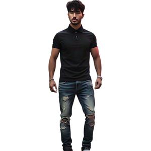 Polos de talla grande para hombre, nuevo diseño, camisetas deportivas transpirables informales de secado rápido, holgadas - Product Image 1