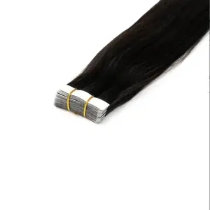 Wholesale Price For Straight Style Tape In Hair Extensions Natural Color No Chemical Processing