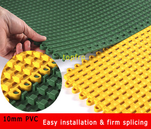 Baldosas de Plástico Removibles para Piso de Garaje, Tapetes de PVC tipo Rompecabezas - Product Image 5