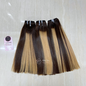 Venta al por mayor de moda de hueso liso peluca recta de búsqueda caliente barata vietnamita extensiones de cabello humano crudo-encaje completo 5X5 pelucas sin pegamento - Product Image 4