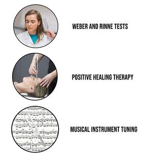 Ensemble de fourchettes de réglage sensoriel, en alliage d'aluminium, 3 pièces - Product Image 6