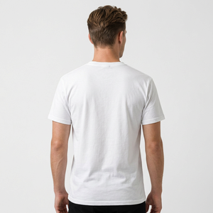 <b>Men</b>’s Black Yellow <b>White</b> Abstract Brush Stroke Sublimation T-<b>Shirt</b> | Custom All-Over Print <b>Short</b> <b>Sleeve</b> Tee for Streetwear - Product Image 2