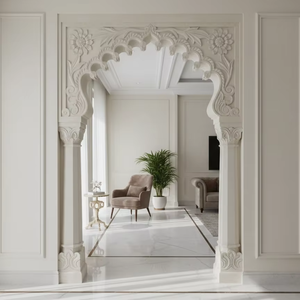 Arche en marbre architectural naturel, design islamique moderne, sculptée à la main - Product Image 1