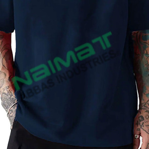 เสื้อยืดโอเวอร์ไซส์ผู้ชาย พิมพ์ลายโลโก้ด้านหน้า ระบายอากาศได้ดี สไตล์ฮิปฮอป ผ้าฝ้าย 100% ไซส์พลัส บิ๊กแอนด์ทอลล์ ทรงปกติ - Product Image 6