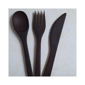 Cucharas de madera de coco natural reutilizables, cuchara de coco para açaí, postres, ensaladas, juego de utensilios de cocina de madera ecológicos - Product Image 2