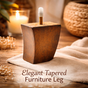 Pieds de canapé contemporains en bois avec finition lisse pour le support de meubles rembourrés modernes - Product Image 3