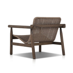 Modern Handmade Woven <b>Lounge</b> <b>Chair</b> with Solid Wood Frame, Custom Furniture Manufacturing for Resort and Luxury Interior Projects - Product Image 3