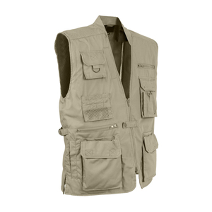 Gilet de chasse personnalisé Upland, orange vif, camouflage beige, anti-épines, gilet de chasse TI-MHV-006, gilet de tir en plein air - Product Image 4