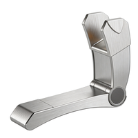 Support de jambe pliable en alliage d'aluminium usiné CNC sur mesure pour guitare électrique, acoustique et classique