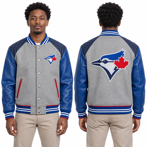 Blouson universitaire de baseball personnalisé avec logo d'équipe, col côtelé, vêtement d'extérieur décontracté, vente en gros OEM, faible MOQ, commandes en gros, fournisseur de marque privée - Product Image 6