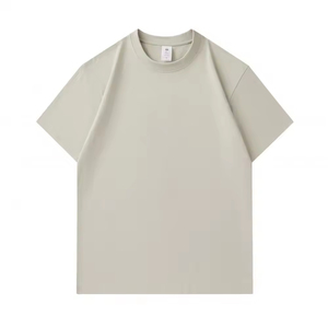 Custom <b>Logo</b> 220g 100% Cotton Knitted Oversized T-Shirt Premium Heavyweight Mens Streetwear Tee Wholesale Supplier - Product Image 3