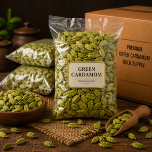 Gousse de cardamome entière Elite |   Épice verte vibrante, saveur exceptionnelle sélectionnée, applications culinaires variées, menus gastronomiques raffinés, 100% naturel - Product Image 3
