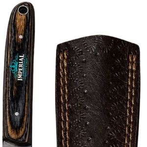Cuchillo de Caza de Hoja Fija con Mango de Madera de Bocote con Rayas Oscuras, Forjado a Mano, para Camping, Supervivencia y Uso al Aire Libre, Venta al Por Mayor - Product Image 2
