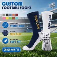 Fabricant Usine Vente Personnalisé Antidérapant Grip Chaussette Hommes Gym Football Chaussettes Personnalisé Tube Soccer Grip