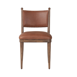 Silla de Comedor Moderna de Madera Maciza, Diseño Minimalista con Asiento y Respaldo Tapizados, para Hogar, Restaurante, Cafetería - Product Image 1