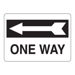 Panneau de signalisation routière réfléchissant solaire unidirectionnel, panneau d'avertissement directionnel haute visibilité intérieur/extérieur - Product Image 1
