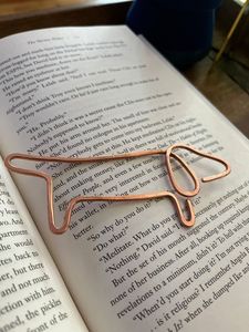 Antique Copper Bookmark Decorative Reading Marker For Students Teachers And <b>Library</b> <b>Book</b> Collection Use - Product Image 2