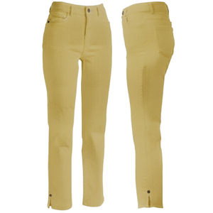 Pantalon droit taille mi-haute pour femme, décontracté et de soirée, printemps-été, longueur intégrale, teint en pièce, lavable, respirant, 6.93 OZ - Product Image 1