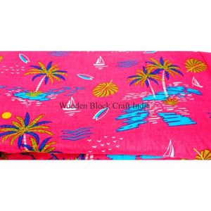 Soft Eco-Friendly Breathable Quick-Dry 100% Cotton Fabric Indian Hand Block Print Floral Design for Women Girls Summer Fabric - Product Image 6