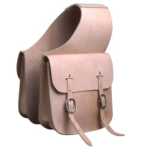 Sac de selle de saut en cuir véritable usiné à la main de haute qualité Fournitures équestres de qualité supérieure pour les propriétaires de chevaux - Product Image 1