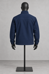 Chaqueta Softshell para Hombre, Cuello Alto, Cierre Completo, Cortavientos, Informal, para Invierno - Product Image 3