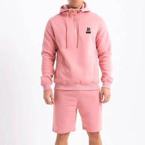 Ensemble sweat à capuche et short pour homme fabriqué au Pakistan, coupe ajustée, décontracté, 100% coton, haute qualité, produits très demandés par les clients - Product Image 1